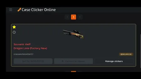 Case Clicker Online screenshot