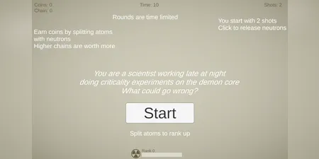 Criticality Experiment screenshot