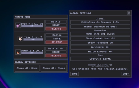Deskmon screenshot 2
