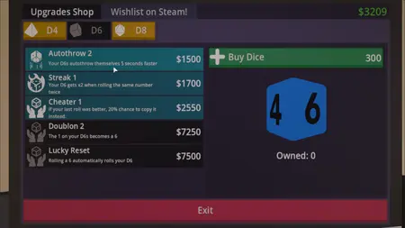 Dice Roller Incremental Demo screenshot 2