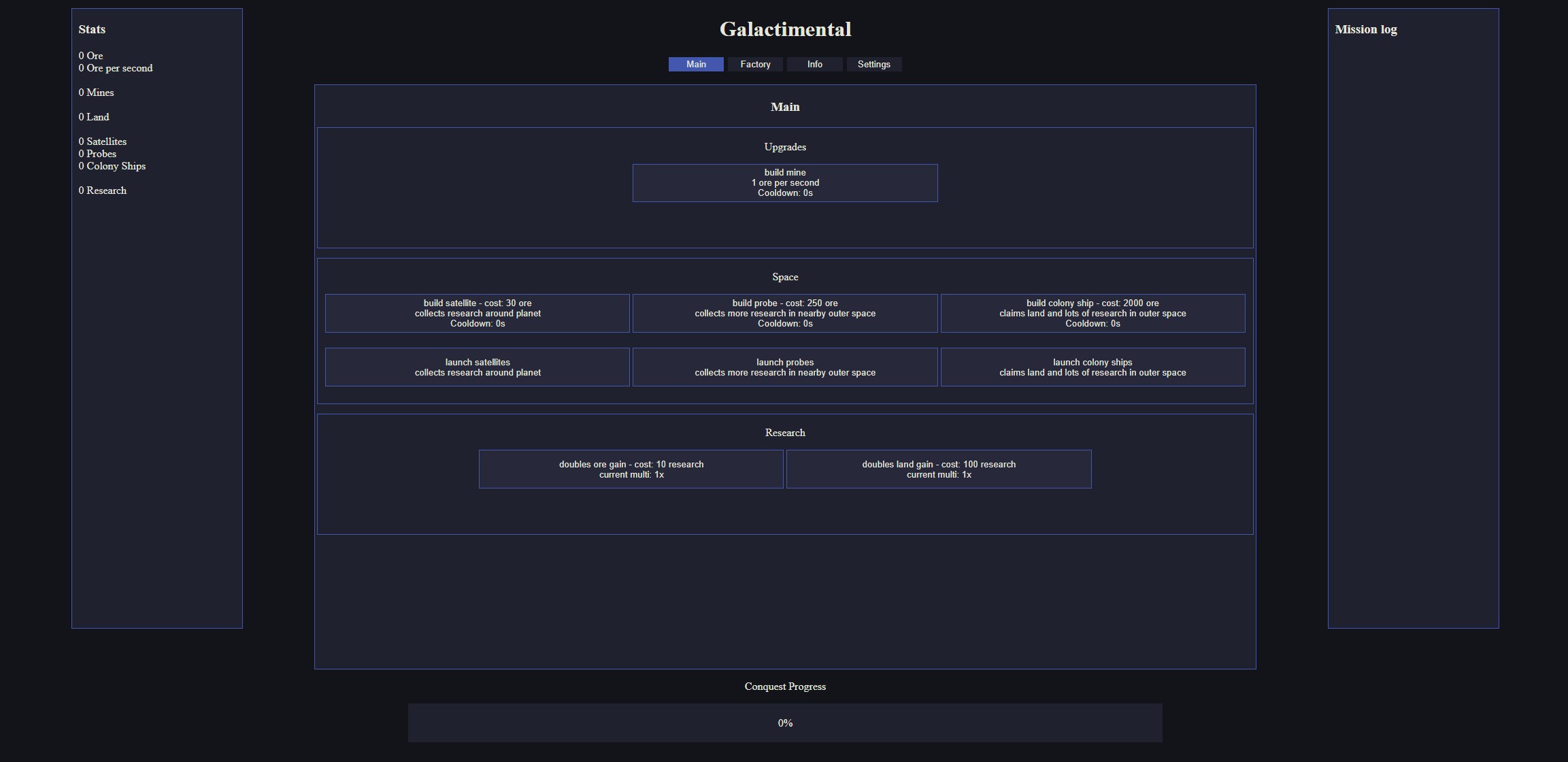Galactimental screenshot 2