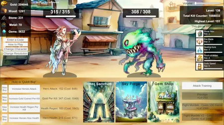 Heros and Monsters screenshot
