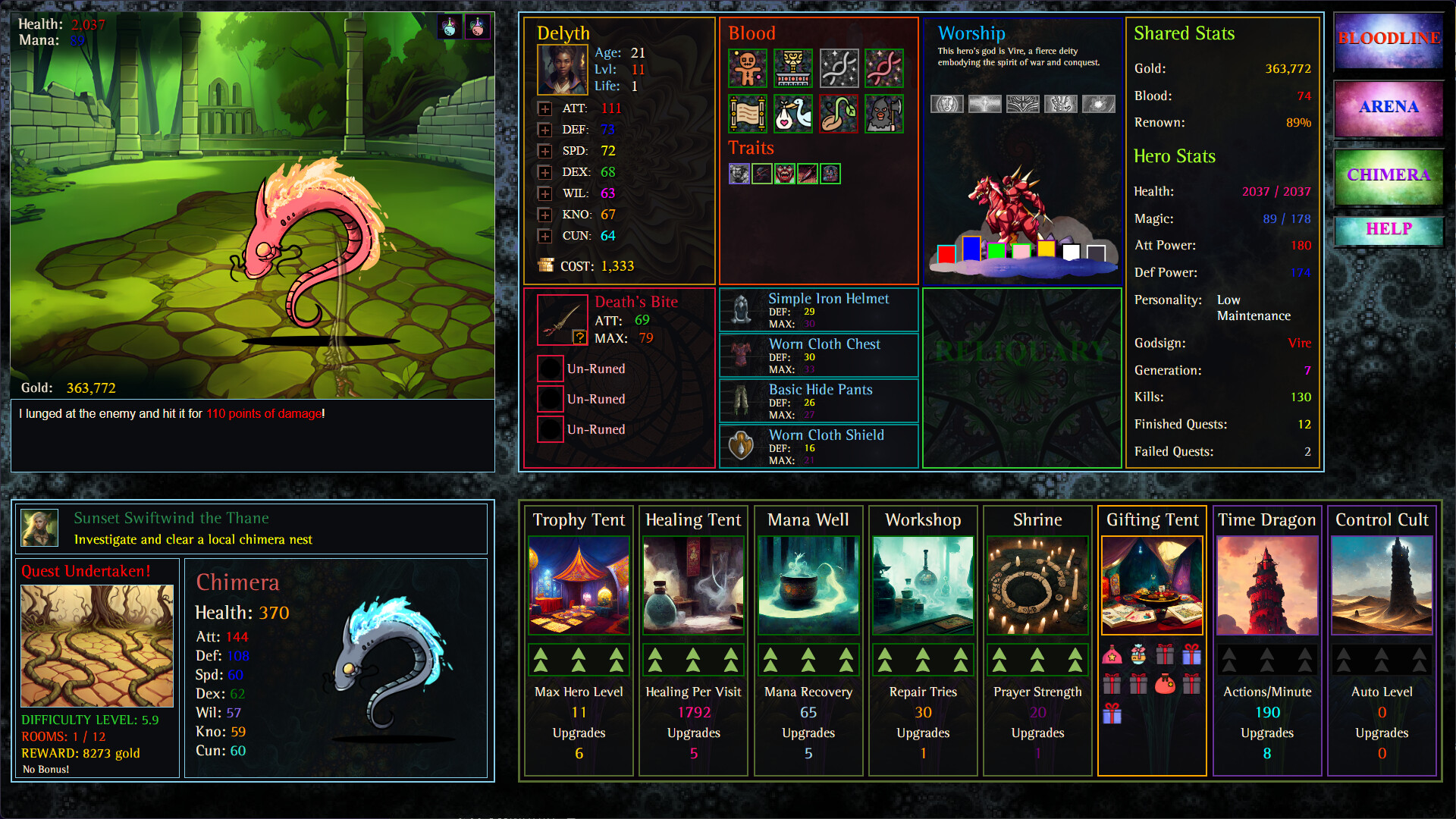 Idle Bloodlines screenshot 2