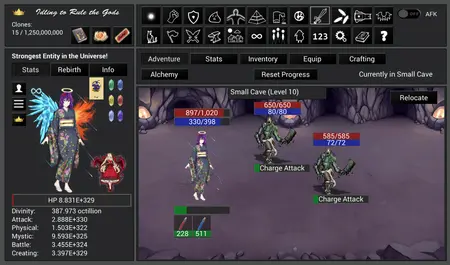 Idling to Rule the Gods screenshot 2