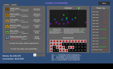 Lootboxes Incremental screenshot