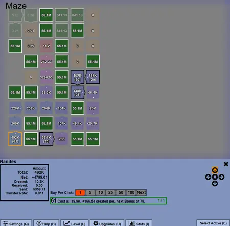 Nanospread screenshot
