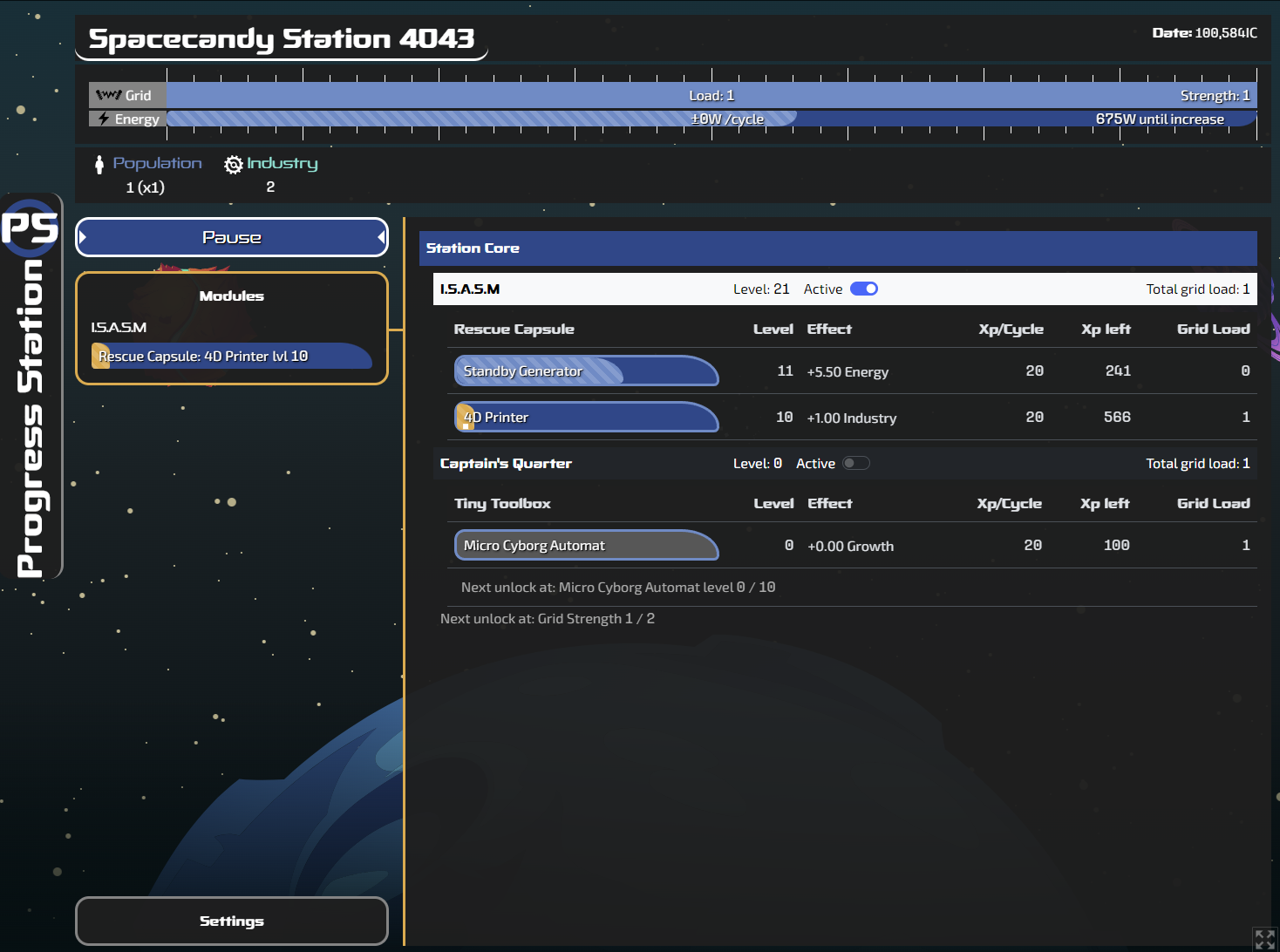 Progress Station screenshot 2