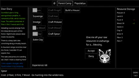 A Dark Forest screenshot