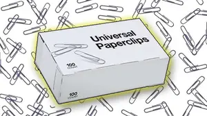 Universal Paperclips cover Universal Paperclips cover